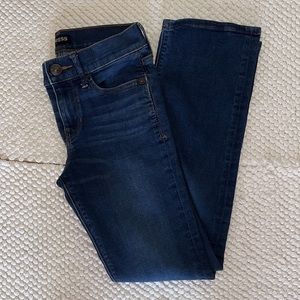 Express Barely Boot Ultimate Stretch Mid Rise Jeans